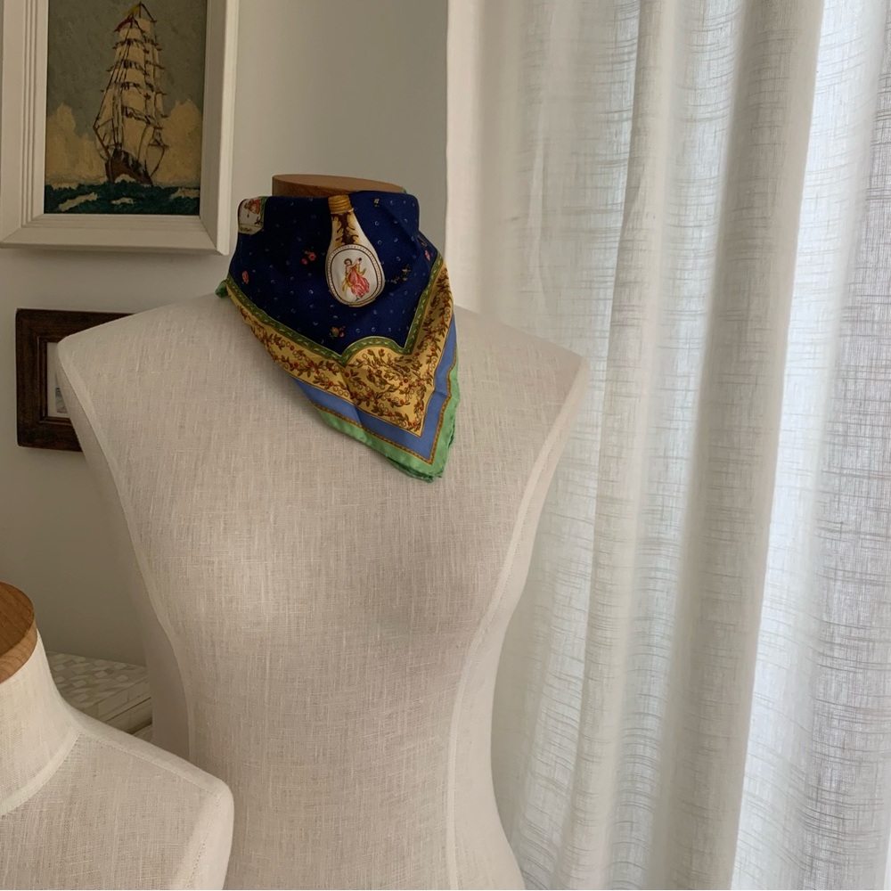 Mariano Rubinacci Galanterie Cherub Silk Scarf